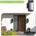 Racdde 11W Indoor/Outdoor LED Tube Wall Light, 3000K 500LM Wall Sconce Lighting, Architectural Fixture with Bubble Glass Shade (60 watt Equivalent) ETL List for Entryway, Porch, Living Room 