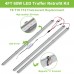 Racdde 8 Pack LED Troffer Retrofit Kit 2x4 FT 60W Magnetic, 7800lm, 5000K, T8 T10 T12 Fluorescent Replacement LED Light bar, 0-10V Dimmable, 100-277V, ETL Listed and DLC Complied Strip Fixtures. 