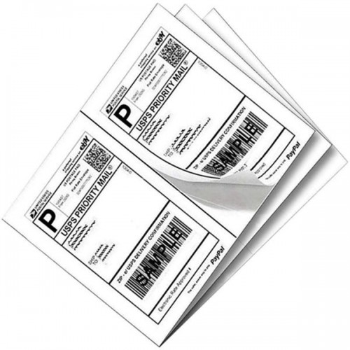 Racdde 1000 Half Sheet Self Adhesive Shipping Labels 8.5" x 5.5" Address Labels for Laser & Inkjet Printers 