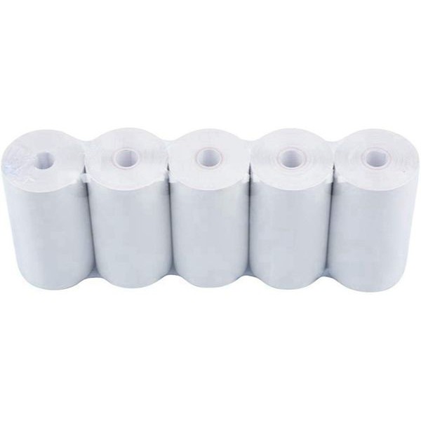 Racdde Thermal Paper 2 1/4" x 85' Eco-Friendly Pos Receipt Paper Without Paper Tube, Cash Register Roll, 50 Rolls 