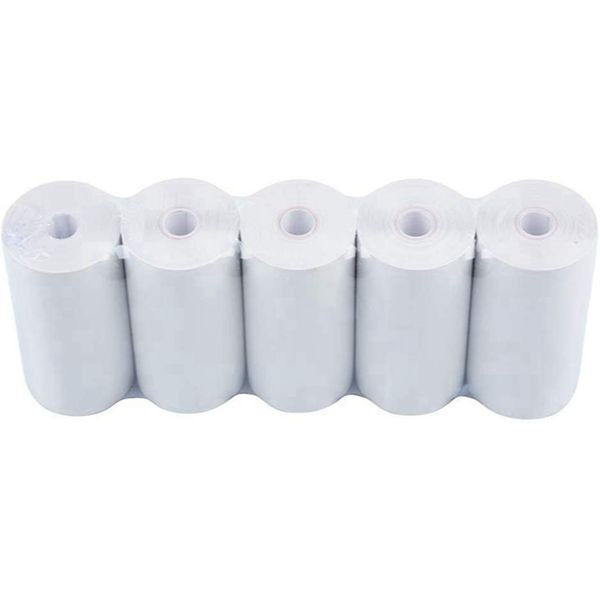 Racdde Thermal Paper 2 1/4" x 50' Eco-Friendly Pos Receipt Paper Without Paper Tube, Cash Register Roll, 50 Rolls 