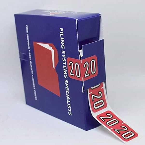 Racdde 2020 Year Labels (2 Rolls) 1,000 Labels Total. 3/4" X 1-1/2" Barkley Series BAYM-20. #1 Selling Year Label in US. Special Pricing. 