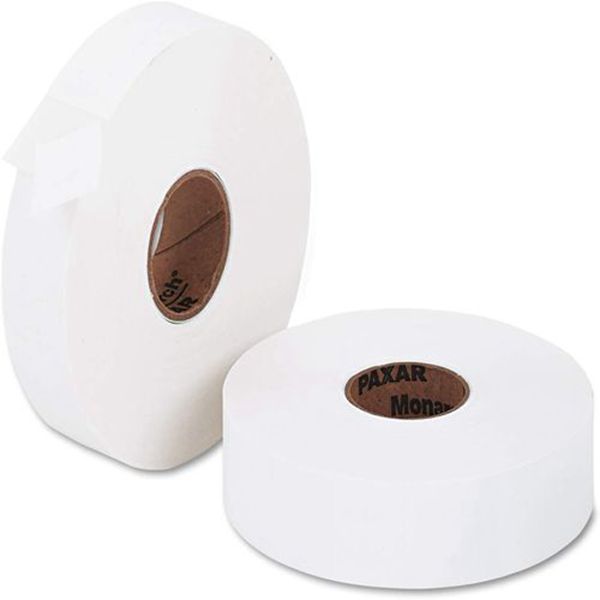 Racdde Easy-Load 1136 Two-Line Pricemarker Labels, 5/8"" x 7/8"" - 3,500 per Pack (White) 