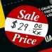 Racdde Red"Sale Price" Labels Stickers 1.5 Inch Total 500 Labels Per Roll 