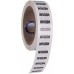 Clothing Size Strip Labels - 1.25" X 5" - 250 Strips Per Roll - Clear with Black and White Ink by Racdde (Medium) 