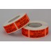 Racdde 4 Rolls/2000 Labels,This is a Set Do Not Separate,Fluorescent Red FBA Packing Labels(1" x 2") 