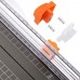 Racdde A4 Paper Cutter 12 Inch Titanium Paper Trimmer Scrapbooking Tool with Automatic Security Safeguard and Side Ruler for Craft Paper, Coupon, Label and Cardstock (Black) 