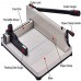 Racdde 12'' Guillotine Paper Cutter, Heavy Duty A4 Trimmer Machine with Commercial Metal Base and 400 Sheet Large Capacity for Home and Office, Paper Trimmer 