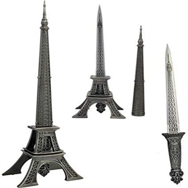 Racdde Eiffel Tower Dagger 10" Letter Opener 