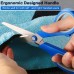 Scissors, Racdde 8 Inch Soft Comfort-Grip Handles & Stainless Steel Sharp Blades Perfect for Cutting Paper, Fabric Photos, More, 15-Pack 