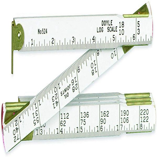 Racdde Doyle Log Scale Rulers - 45282 48" wood rule 