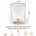 Racdde Glass Votive Candle Holders Set of 72 - Clear Tealight Candle Holder Bulk - Ideal for Wedding Centerpieces & Home Decor 