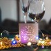 Racdde Christmas Votive Holders, 3.14" H Christmas Candle Holders (Set of 2), Blue Christmas Home Decor, Tealight Holders for Christmas Centerpiece, Christmas Decor 