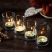 Racdde• Glass Votive Candle 12 Pack Tealight Holder, Clear 