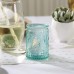 Racdde Vintage Blue Glass Tealight Holder (Set of 4) 
