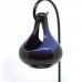 Racdde Elegant Blue Porcelain Tear Drop Metal Stand Tea Light Oil Warmer 