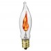 Racdde Flickering Flame Shaped Bulbs Menorah Replacement Bulbs (10-Pack) 