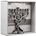 Racdde Artistic Aluminum Candle Menorah - Fits All Standard Chanukah Candles - Tree of Life Design 