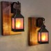 Racdde 11" Vintage Style Decorative Lantern,Flame Effect LED Lantern,(Golden Brushed Black,4 Hours Timer) Indoor Lanterns Decorative,Outdoor Hanging Lantern,Decorative Candle Lanterns 