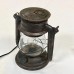 Racdde Dimmable Electric Lantern Lamp with Edison Bulb Included Rustic Rust Finish 