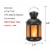 Racdde Decorative Lanterns Battery Powered LED, with 6 Hours Timer,Indoor/Outdoor,Lanterns Decorative for Wedding,Parties,Black-1pc 