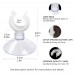 Racdde Window Candle Suction Cups Clamp - Holder for Electric Candles - Suction Cups with Clamps for Christmas Candle Lamp - 20Pack 