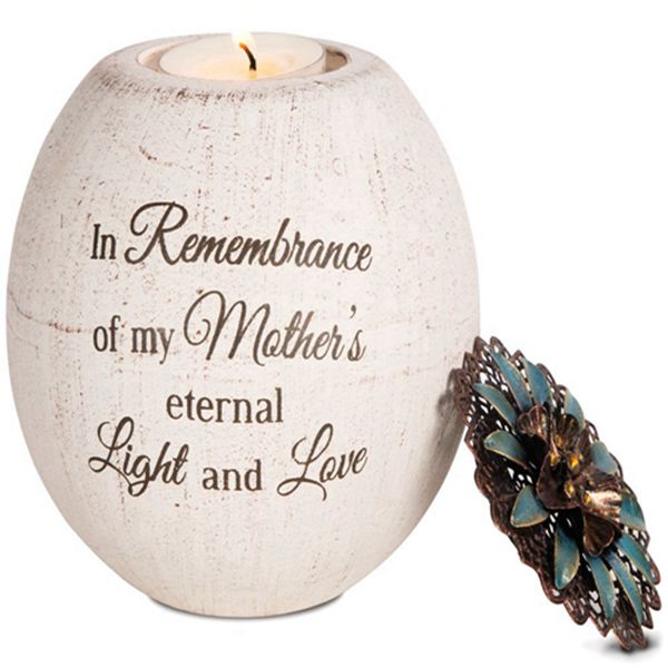 Racdde Mother's Love Terra Cotta Candle Holder, 4-Inch 