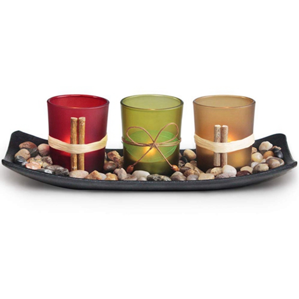 Racdde Home Decor Candle Holders Set for Living Room & Bathroom Decor, Decorative Candle Holder Centerpieces for Dining Room Table & Coffee Table Decor 