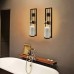Racdde Wall Sconce Candle Holder Metal Wall Decorations for Living Room, Bathroom, Dining Room, Set of 2 