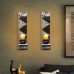 Racdde Wall Sconce Candle Holder Metal Wall Art for Living Room, Bathroom, Dining Room Decoration, Set of 2 