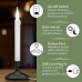 Racdde LED Electric Window Candles with Sensor Dusk to Dawn, Bright White Flicker Flame or Steady On, USB Low Voltage Adapter (2, Antique Bronze) 