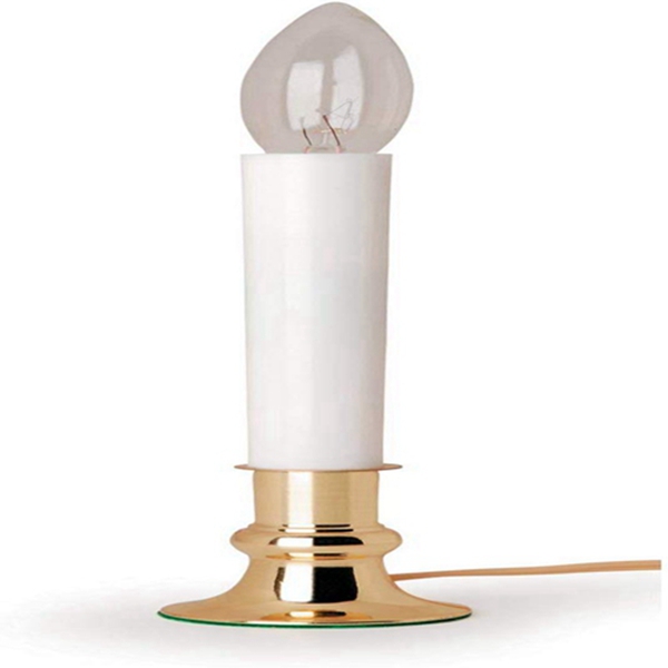 Racdde Brass Plated Candle Lamp with On/Off Sensor (2) 