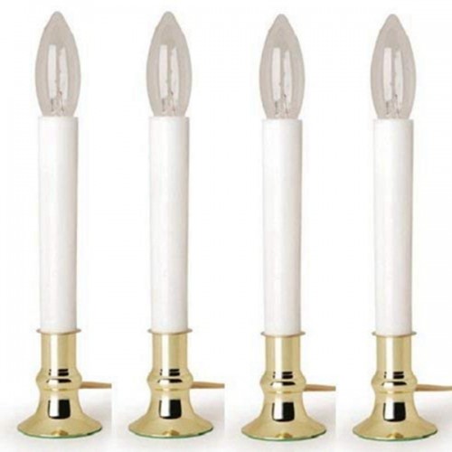 Racdde Electric Window Candle / Lamp w/ On/Off Switch - Quantity 4 