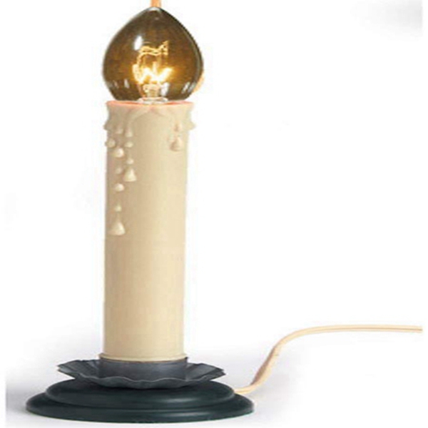 Racdde-1/2" Country Electric Window Candle w On/Off - Quantity 10 
