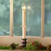 Racdde LED Suction Cup Window Candle with Auto Timer, in Bronze 