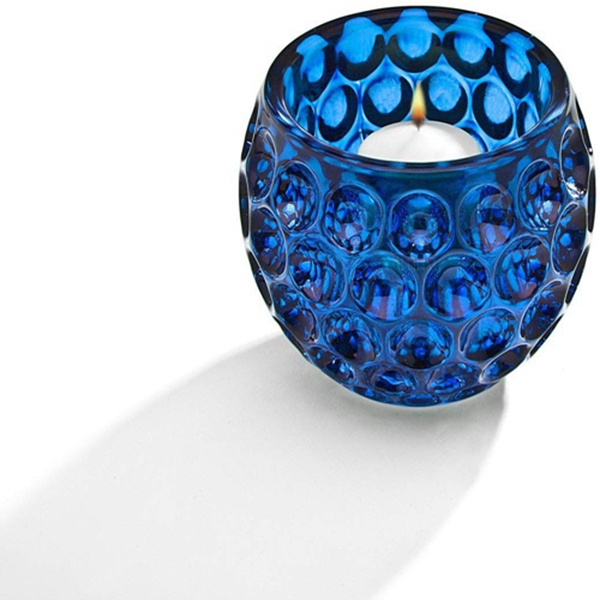 Racdde Circle Design Votive Bowl - Blue 
