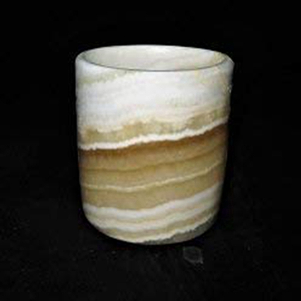 Racdde Alabaster Handmade Candle Holder Pharaoh Design Marble Cup A Size Of 4 X 4 X 4 Inch Tealight and votive for Home Decor,Massage,Romantic atmosphere and relaxation With a Gift Candle 