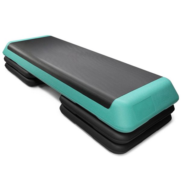 Racdde Adjustable Aerobic Step Platform with 4 Risers Health Club Size & Extra Risers Options 