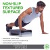 Racdde Essentials Exercise Step Platform Aerobic Stepper Bench | Fitness Equipment Workout Deck with Adjustable Riser Height & Non Slip Textured Surface 