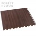 Racdde Thick Printed Foam Tiles, Premium Wood Grain Interlocking Foam Floor Mats, Anti-Fatigue Flooring, 3/8" Thick 