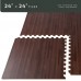 Racdde Thick Printed Foam Tiles, Premium Wood Grain Interlocking Foam Floor Mats, Anti-Fatigue Flooring, 3/8" Thick 
