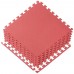 Racdde Multipurpose Interlocking Puzzle Eva Foam Tiles-Anti-Fatigue Mat 24 Sq. Ft, 24" x 24" Tiles, Red 