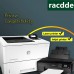 Racdde 8.5" x 11" Full Sheet Sticker Paper for Laser & Inkjet Printers[100 Sheets,100 Labels] 