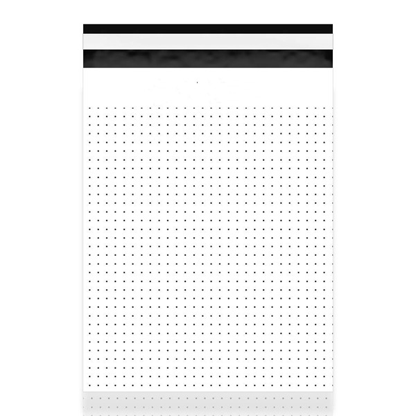 Racdde 100 Count - 10" x 13", Black Dot Poly Mailer Envelope, Mailing Shipping Bags with Self Seal Strip 