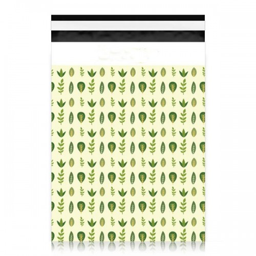 Racdde 100 Count - 10" x 13", Green Trees Poly Mailer Envelope, Mailing Shipping Bags with Self Seal Strip 