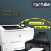 Racdde 8.5" x 5.5" Half Sheet Self Adhesive Shipping Labels for Laser & Inkjet Printers[100 Sheets,200 Labels] 