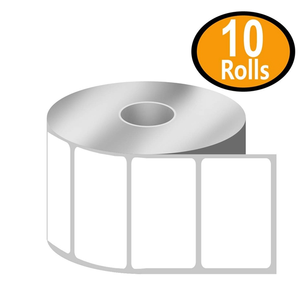 Racdde - 1.25" x 1" UPC Barcode & Address Labels Compatible with Zebra & Rollo Label Printer,Premium Adhesive & Perforated[10 Rolls, 13800 Labels] 