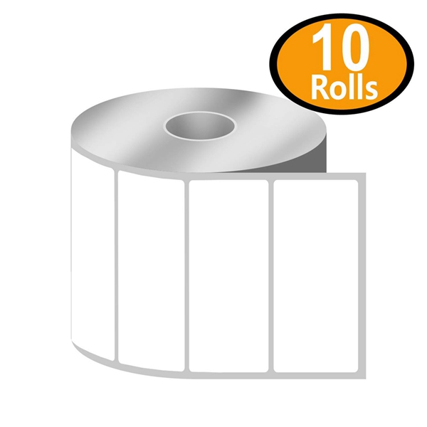 Racdde - 3" x 1.5" Barcode Shipping & Address Labels Compatible with Zebra & Rollo Label Printer,Premium Adhesive & Perforated[10 Rolls, 9500 Labels] 