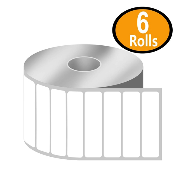 Racdde- 1.5" x 0.5" File Folder & Address Labels Compatible with Zebra & Rollo Label Printer,Premium Adhesive & Perforated[6 Rolls, 14100 Labels] 