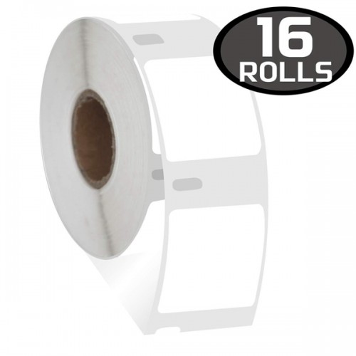 Racdde 16 Rolls/12000 Labels Dymo 30332 Compatible Multipurpose 1" x 1" Square Labels,Compatible with Dymo 450, 450 Turbo, 4XL and Many More 